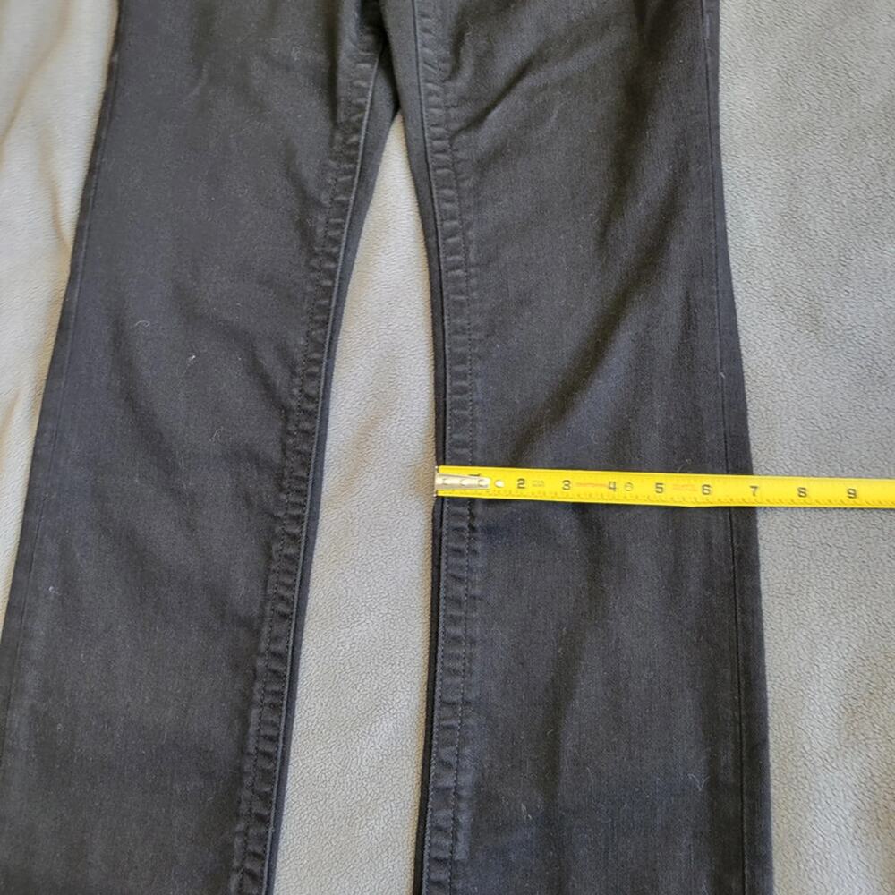True Religion Billie Jeans Womens 25 Mid Rise Black Straight Leg Jeans - Picture 7 of 12